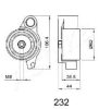 TOYOT 1350520030 Tensioner, timing belt